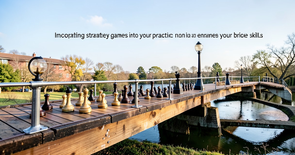 Bridge practice methods — Incorporating Strategy Games