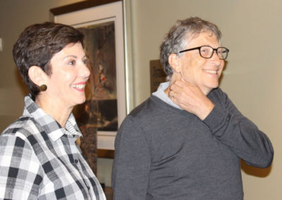 Jill Meyers and Bill Gates