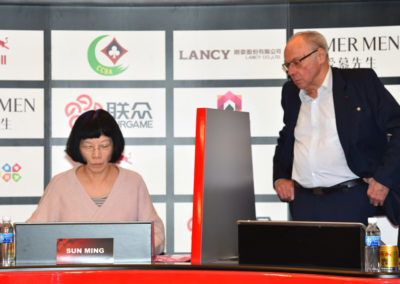 Sun Ming and Jose Damiani